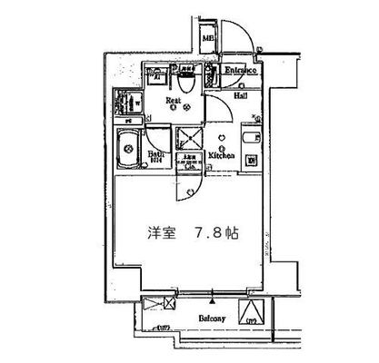 東京都台東区清川２丁目 賃貸マンション 1K