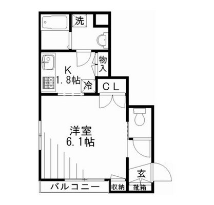 台東区賃貸マンション・1K