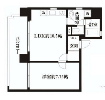 東京都台東区三ノ輪２丁目 賃貸マンション 1LDK