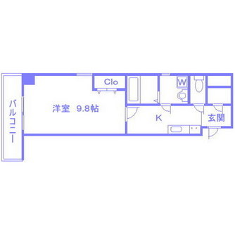 東京都台東区台東４丁目 賃貸マンション 1K