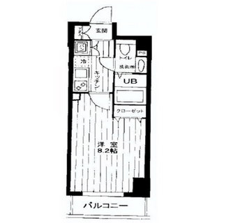 東京都台東区今戸１丁目 賃貸マンション 1K