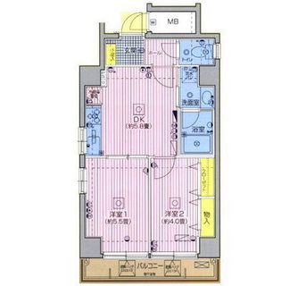 東京都台東区蔵前２丁目 賃貸マンション 2DK