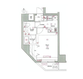 東京都台東区入谷２丁目 賃貸マンション 1K