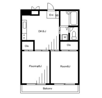 東京都台東区谷中２丁目 賃貸マンション 2DK