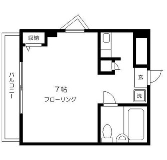 東京都台東区松が谷４丁目 賃貸マンション 1R