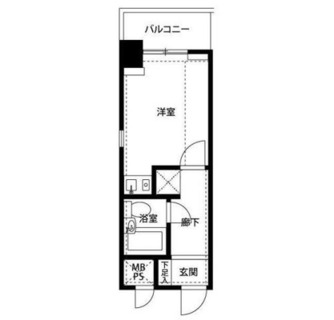 東京都台東区松が谷３丁目 賃貸マンション 1R