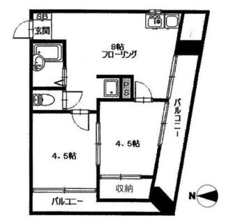 東京都台東区元浅草３丁目 賃貸マンション 2LK