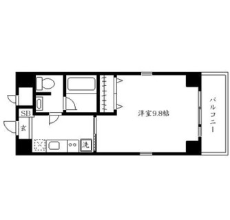 東京都台東区上野２丁目 賃貸マンション 1K