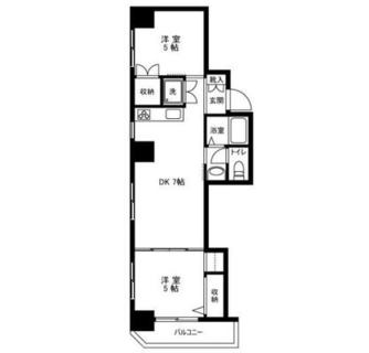 東京都台東区小島２丁目 賃貸マンション 2DK