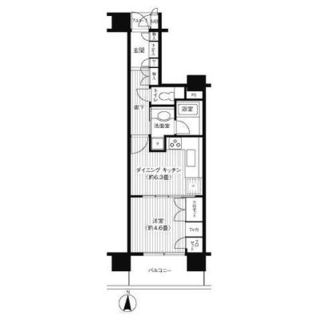 東京都台東区入谷２丁目 賃貸マンション 1DK