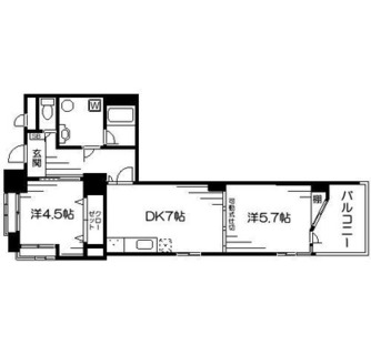 東京都台東区池之端１丁目 賃貸マンション 2DK