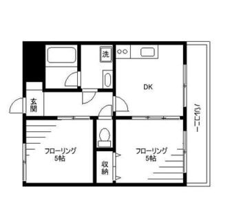 東京都台東区千束４丁目 賃貸マンション 2DK