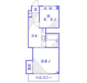 東京都台東区日本堤２丁目 賃貸マンション 2DK